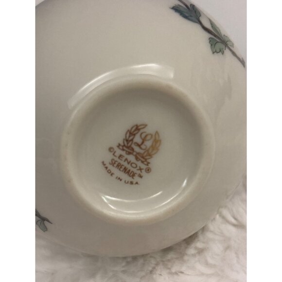 Lenox Serenade™ Porcelain Perfume Bottles Pair Bird Stoppers, 24k Gold Trim,USA - Picture 11 of 15